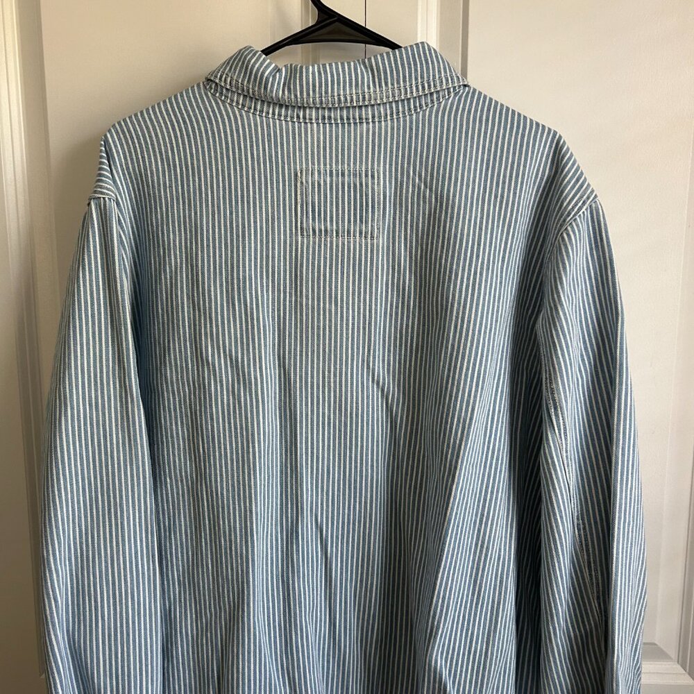 Old Navy - Railroad Striped Utility Jacket - Never Worn - Size 3X - Picture 6 of 7